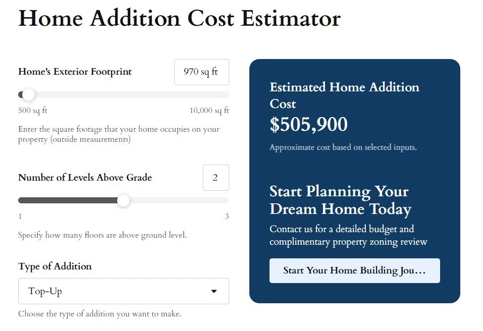 Calculate Your Home Addition Costs